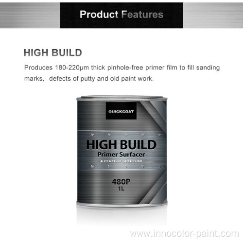 Automotive Paint Refinish High Performance 2K Primer Surface